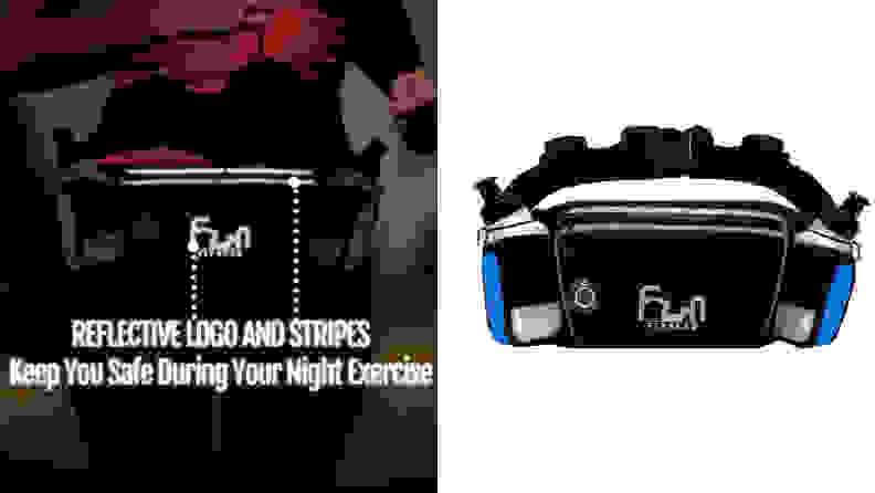 A picture of a fanny pack / hydration belt