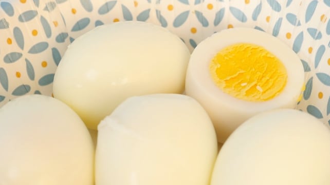 Dash rapid egg cooker review: Hard-boiled eggs
