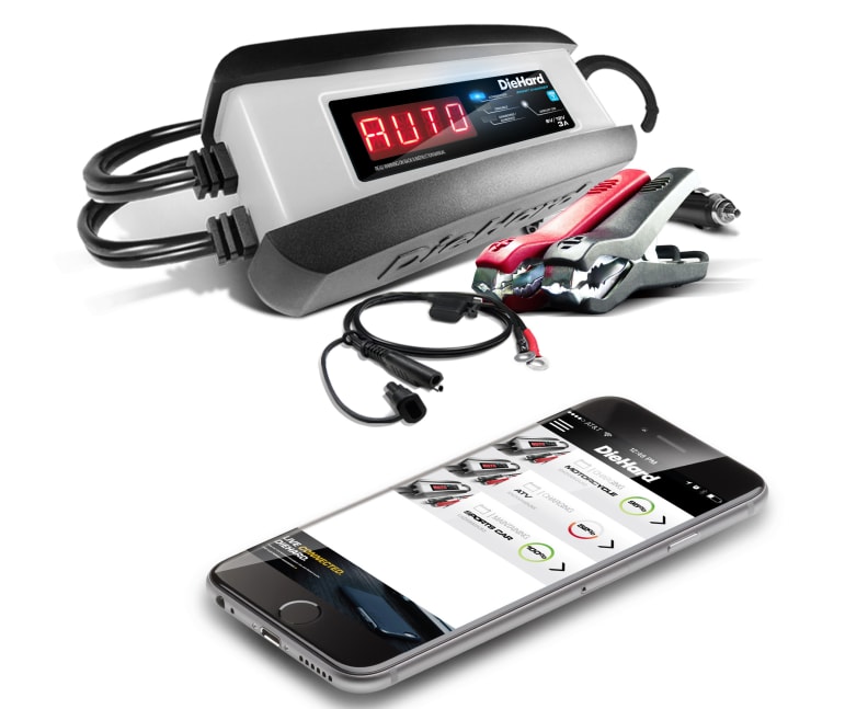DH111 DieHard Smart Battery Maintainer and Phone