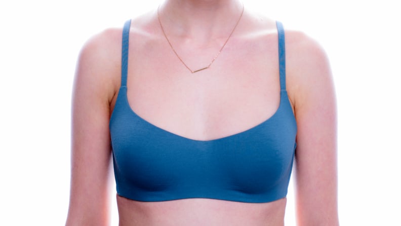 SKIMS Green Cotton Molded Bra SKIMS