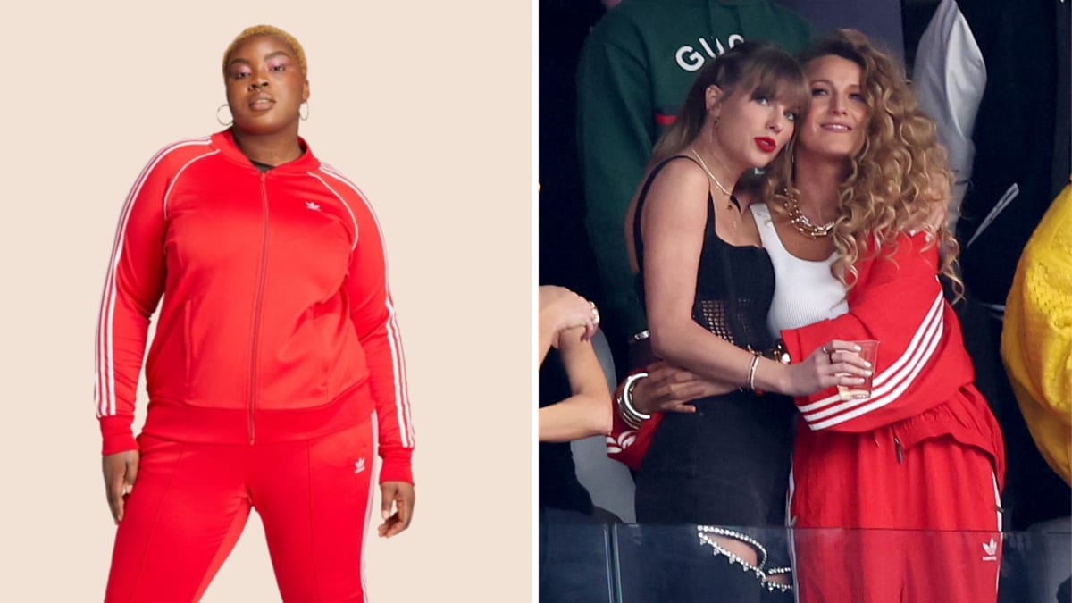 Blake Lively's Super Bowl red adidas tracksuit: Recreate the
