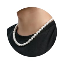 Product image of P. Blake Pearl Necklace 8mm White Pearl Choker