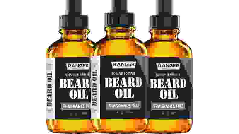 This fragrance-free beard oil is made from just two ingredients.