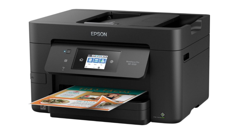 An image of another black Epson printer.