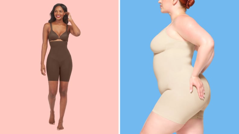 is @skims shapewear really worth the hype?!! let me show you before vs, Skims  Shapewear