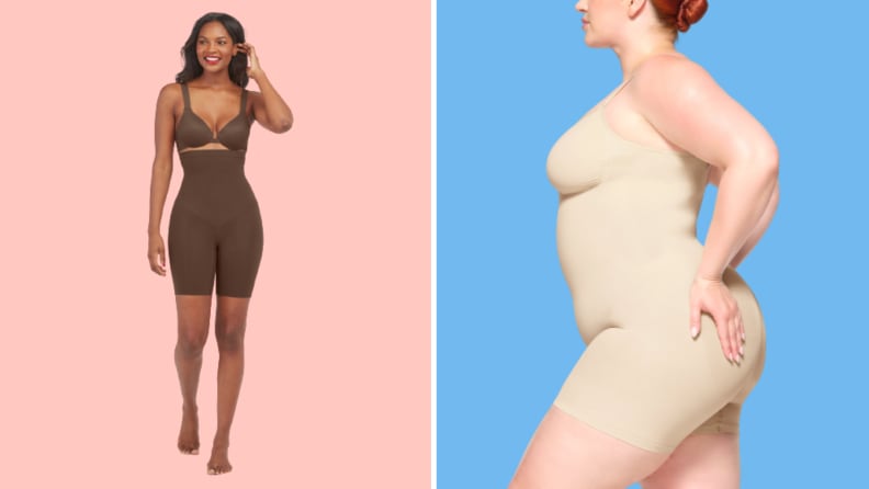 SKIMS vs Spanx shapewear try-on! This is my first time buying shapewea