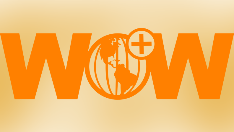 The Wow Presents Plus logo against a yellow backdrop.