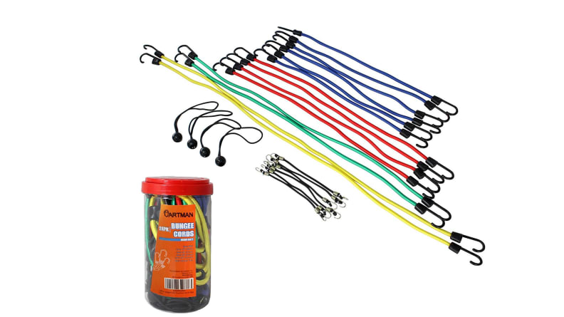 The Cartman Bungee Cord Jar is a great car essential for emergencies.