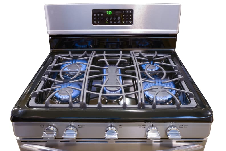The rangetop impressed us with some excellent water boiling performance.