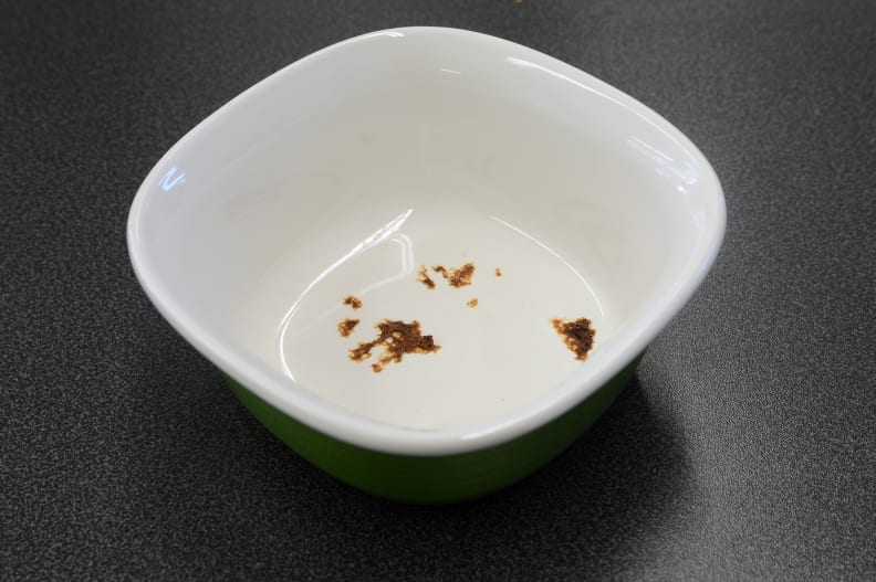 Kenmore 13202 burnt cheese stain