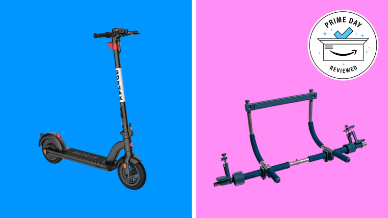 scooter and pull up bar