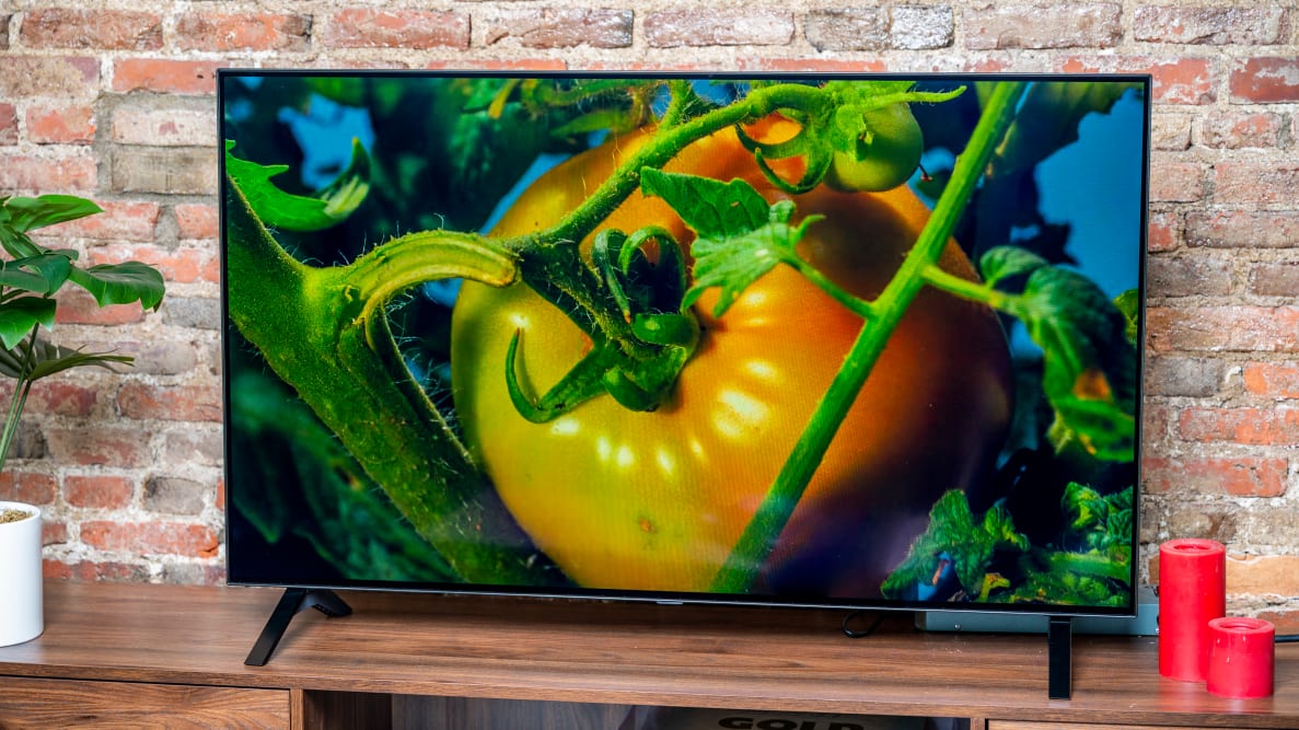 The LG A1 OLED displaying 4K content in a living room setting
