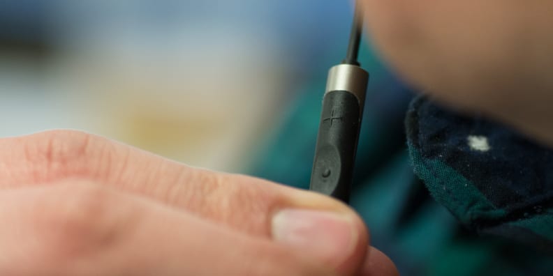A photo of the RHA Audio S500i.