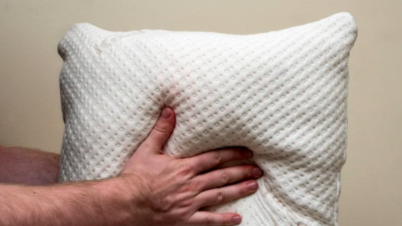 These memory foam pillows are adjustable—cool, right?