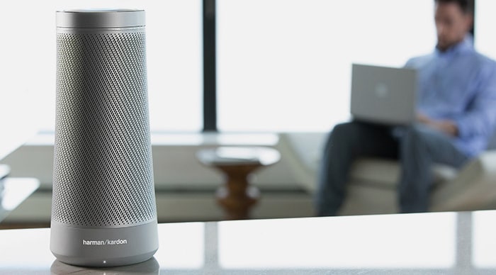 The Invoke looks almost exactly like the Amazon Echo.
