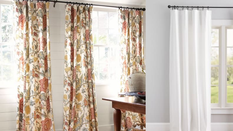 Pottery Barn curtains