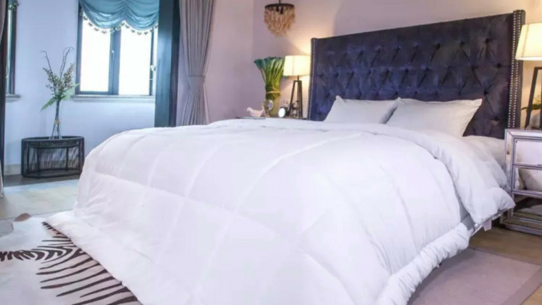 Equinox hypoallergenic down comforter