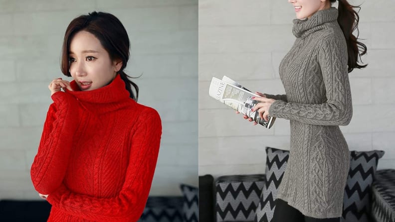 10 oversized long sweaters to wear with leggings - Reviewed