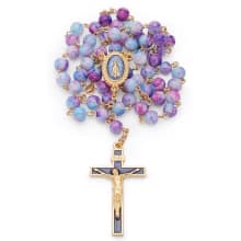 Product image of Pink and Blue Virgin Mary Rosary