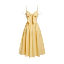Product image of Shein Mod Bow Front Pearls Strap Cami Dress