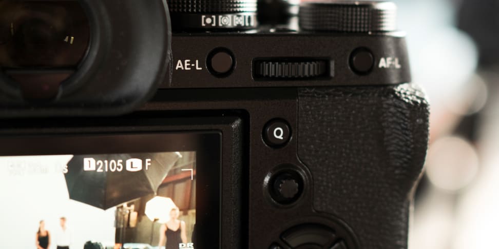 Fujifilm X-T2 rear controls
