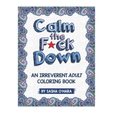 Product image of Calm the F*ck Down coloring book