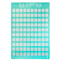 Product image of 100 Books Scratch Off Poster