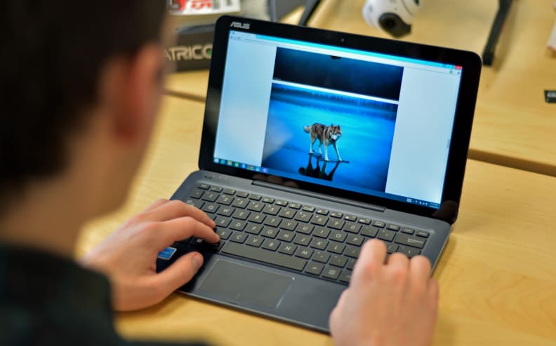 The Chi is small and lightweight, perfect for work on a desk or a couch.