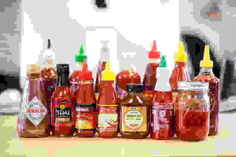 The full sauce roster, or should we say rooster?