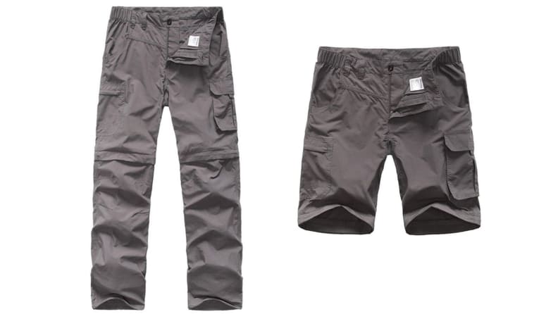 Convertible pants in long and short.