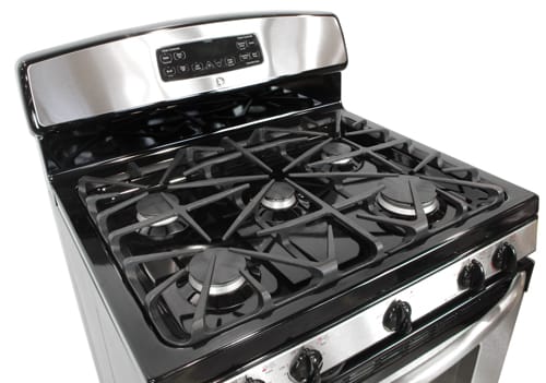 LG LDG3017ST 30 Inch Freestanding Gas Double Oven Range with 5 Sealed  Burners, SuperBoil Burner, 6.1 cu. ft. Total Capacity, Griddle, EvenJet  Convection System, Infrared Grill System, WideView Window and Brilliant  Blue Interior