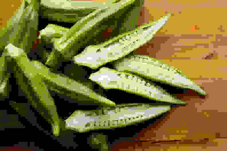 Fresh Organic Okra