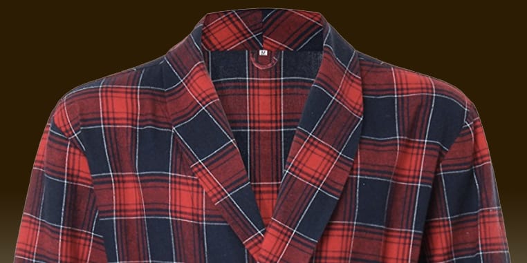 Plaid Robe