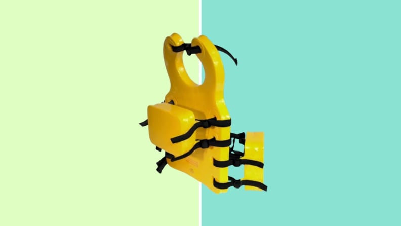 The Dolphin Buoyancy Float System in front of a background.