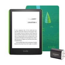Product image of Kindle Paperwhite Kids Essentials Bundle (Kids Cover - Emerald Forest)