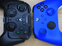 The PowerA MOGA XP-ULTRA controllers side-by-side