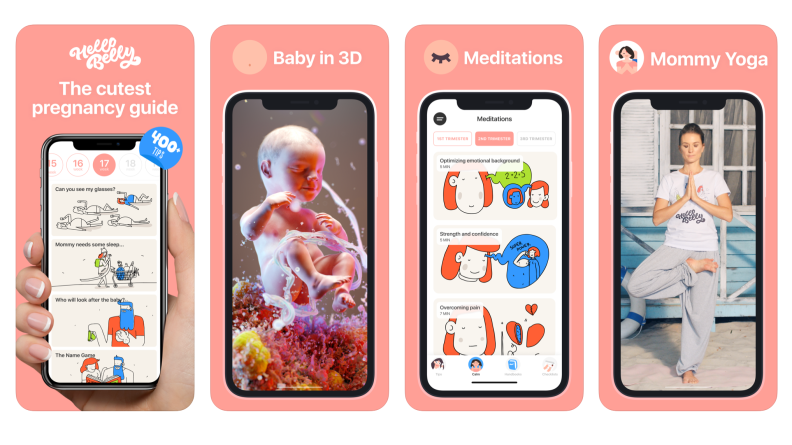 Hello Baby offers a range of related apps with a paid subscription.