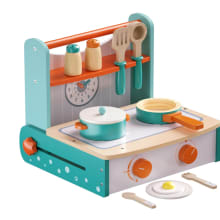 Product image of Dailyfunn Wooden Toy Stove Kitchen PlaySet