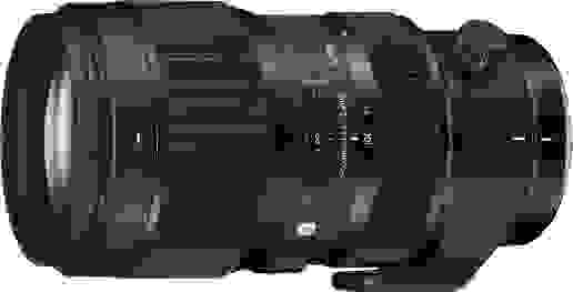 A manufacturer render of the Sigma 50-100mm F1.8 DC HSM Art.