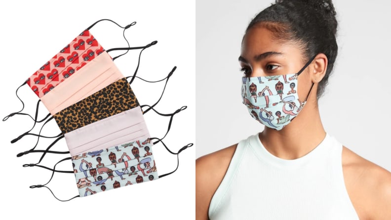 Athleta face masks are our favorite, and these ones are incredibly cute!