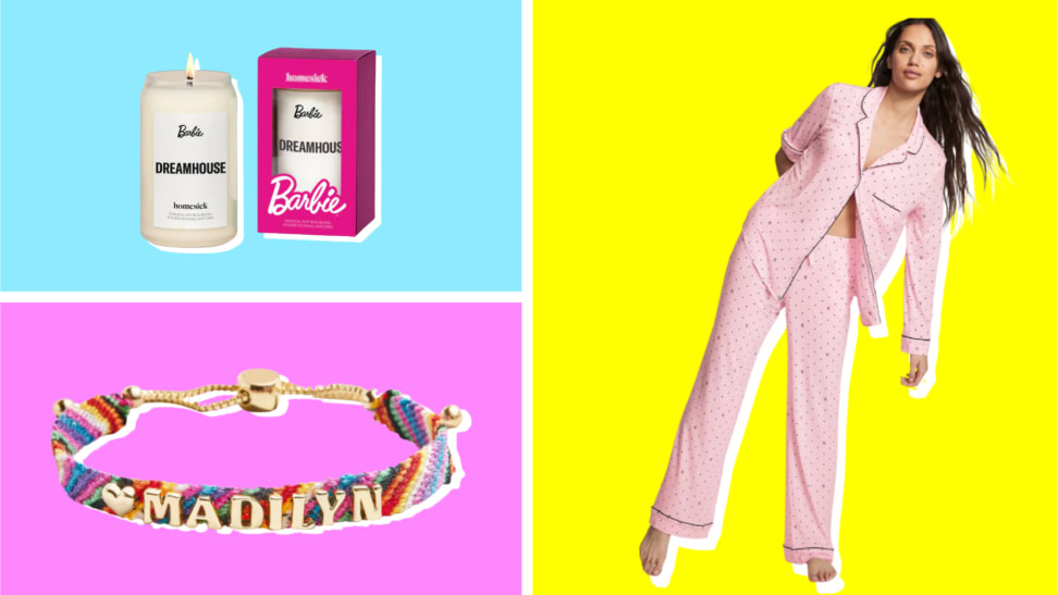 Baublebar Custom Woven Friendship Bracelet, Homesick Barbie Dreamhouse candle, Victoria's Secret pajama set