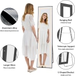 Product image of Fennio LED Lighted Free-Standing Floor Mirror