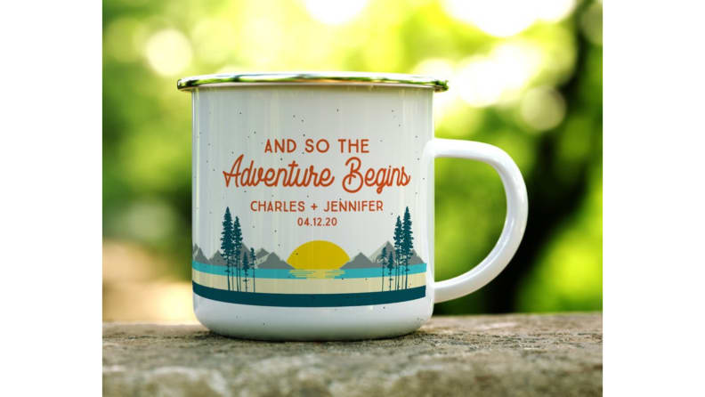 Best engagement gifts: Custom mug