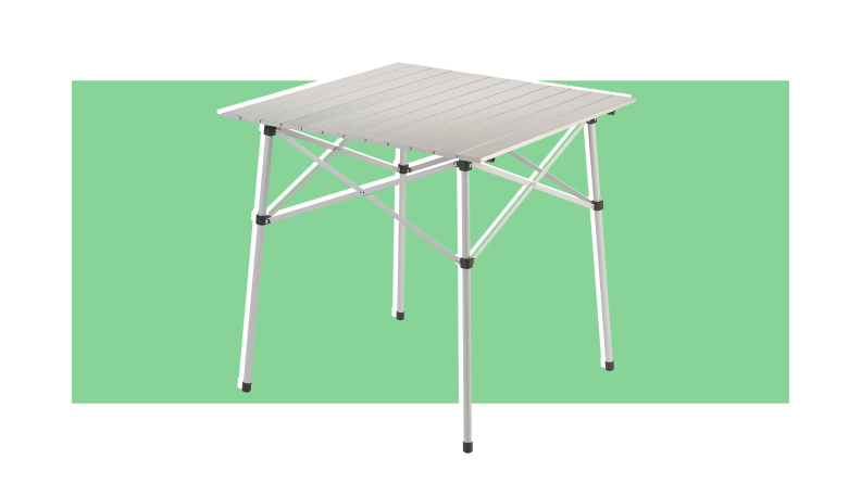 A Coleman Ultra Compact Folding Table.