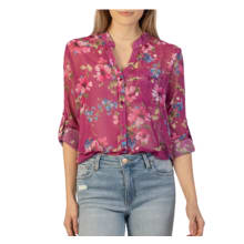 Product image of KUT from the Kloth Jasmine Chiffon Button-Up Shirt