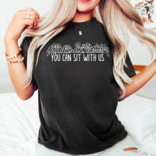 Product image of “You Can Sit With Us” Christian T-Shirt