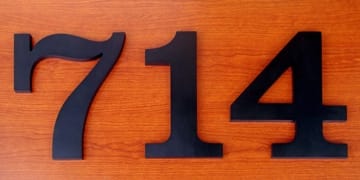 Clarendon Medium Black Anodized finish