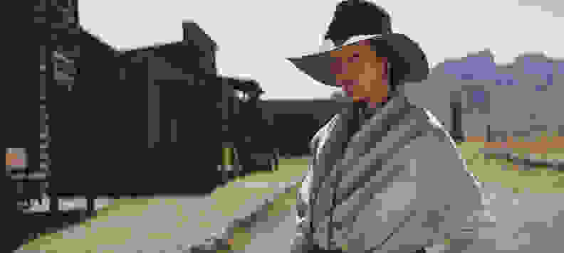 A still from the film 'The Dead Don't Hurt.'