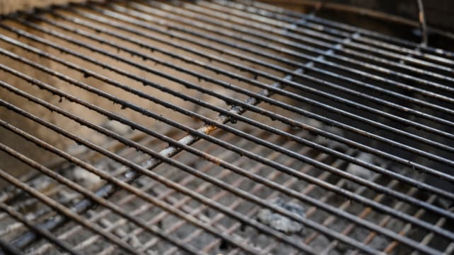 Grillbot Review: Cleaned grill