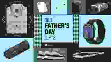 Black and blue graphic images of Father's day gifts that reads, Best Father's Day Gifts